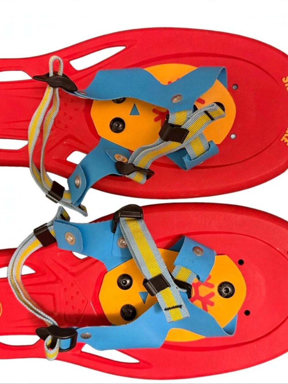 Tubbs Snowflake Kids Snowshoes Red Blue Yellow Adjustable Ages 3-6